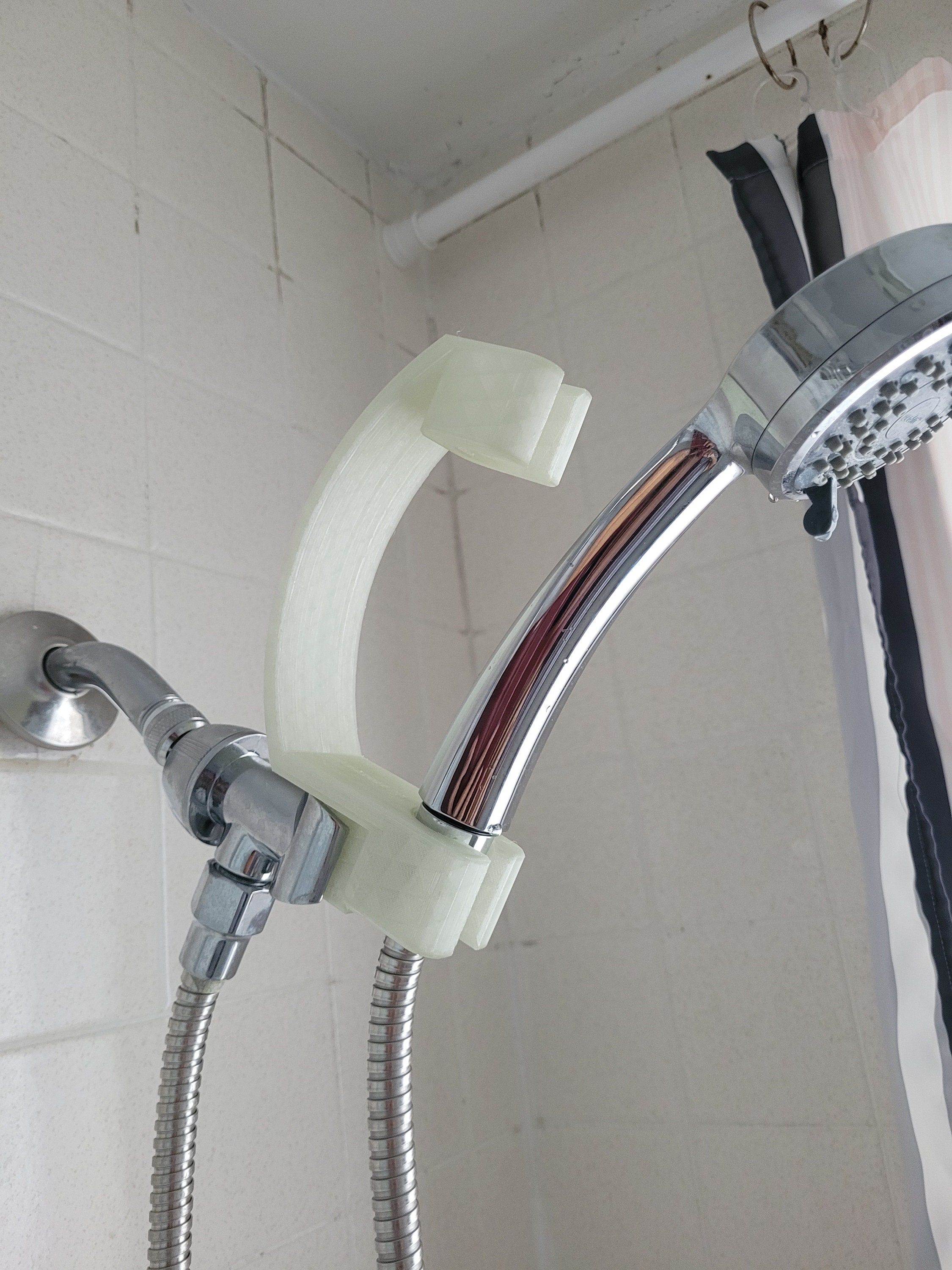 Digital Download STL File of Bath Room Showerhead Height Raiser for 3d