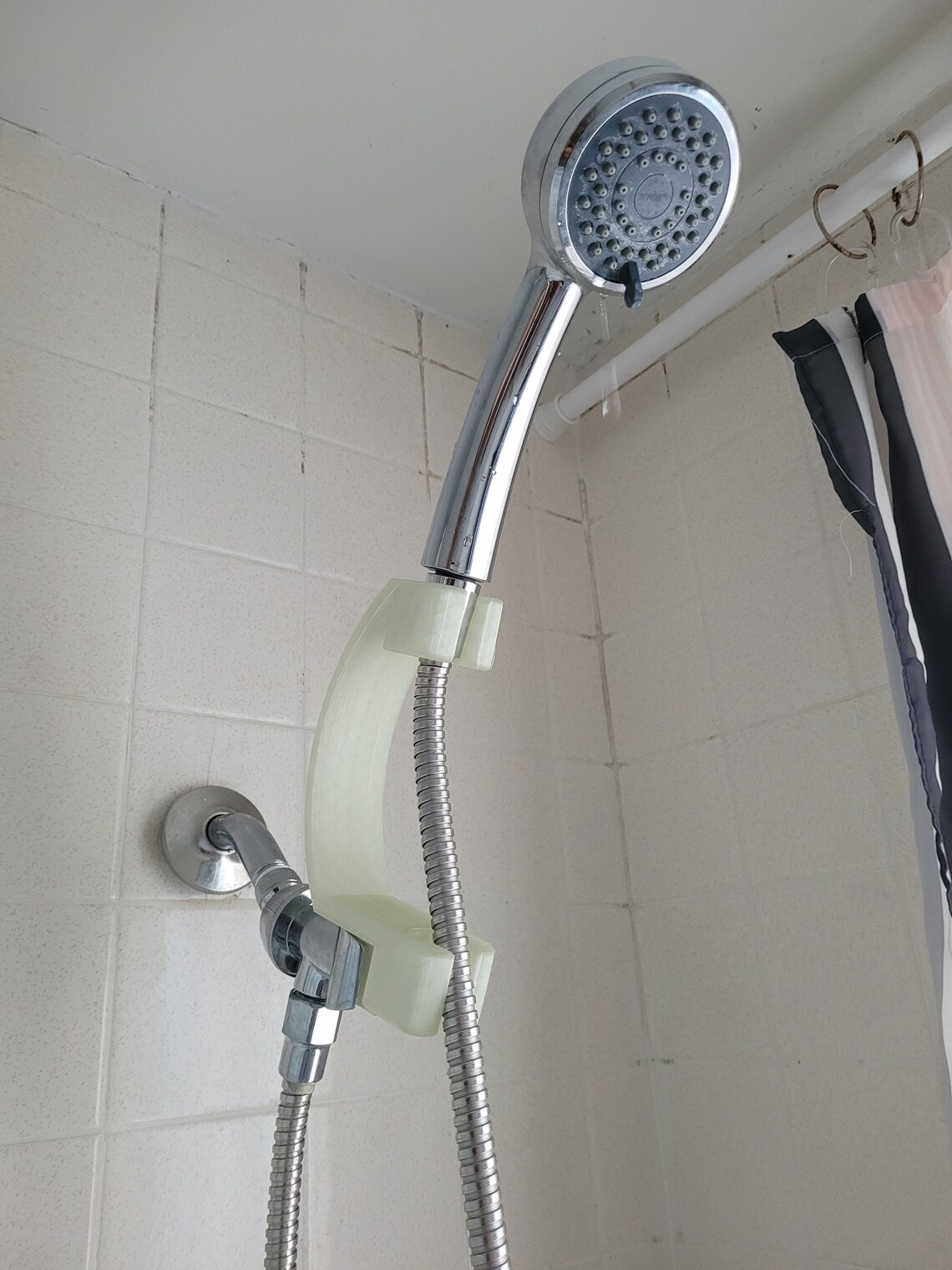 Digital Download STL File of Bath Room Showerhead Height Raiser for 3d