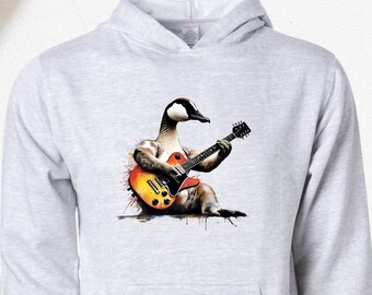Goose Guitar | Goose the Band | Goosemas | Jam Band Merch | Hoodie | Guitar Shred | Unisex Hooded Sweatshirt