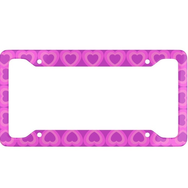 Heart License Plates Etsy
