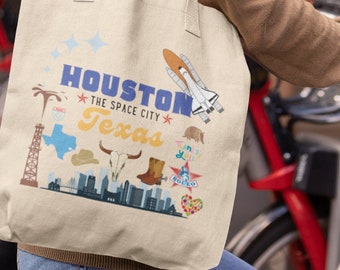 Houston Texas Canvas Tote Bag