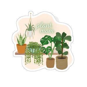 amante da mamã da planta adesivo | Estética Feminina