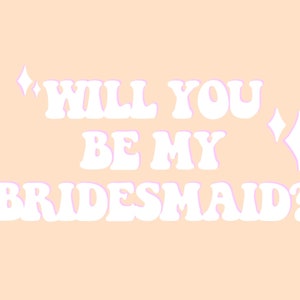 Bridesmaid Proposal Card - Digital Download