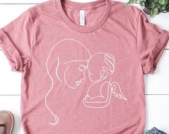 Angel Baby Memorial Shirt: Grieving Mama Remembrance Gift