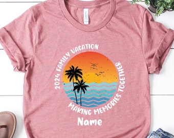 Family Vacation 2025 Shirt: Funny Beach Matching Tee, Hello Hawaii Summer