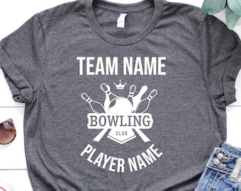 Custom Bowling Team Shirt: Personalized Crew Gift