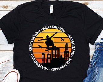 Skateboarding T-Shirt: Sport Fan Gift