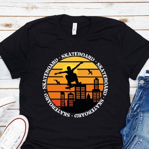 Skateboard Shirt, Skating T-shirt, Birthday Boy Skateboarding Shirt, Skate Boarding Sport Fans Gift, Sport Lover Shirt, Skater Dad Shirt