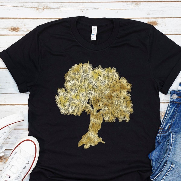 Gnarled Tree Tshirt, Tree of Life Shirt, 90s Inspired Vintage T Shirt, Gnarled Viintage Shirt, Nature Tree Shirt,  Garden Nature Lover Gift