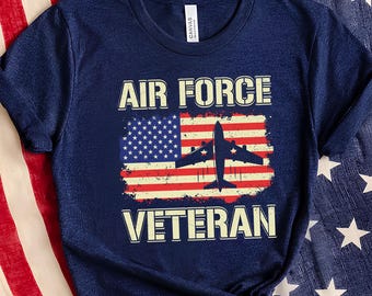 Air Force Veteran Shirt: Aviation Tee, Military Service