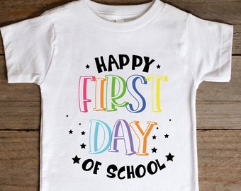 Happy School Shirt: First Day of School, Teacher Life Tee