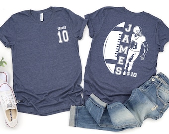 Customized Football Shirt, Custom Team Name Shirt, Your Name Football Shirt, Custom Football Mom, Football Shirt, Custom Name Shirt