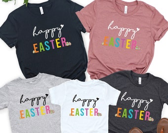 Happy Easter Shirt, Cute Easter Shirt, Easter Family Shirt, Women Shirt, Easter Kids Shirt, Toddler Easter Shirt, Matching Easter Shirts