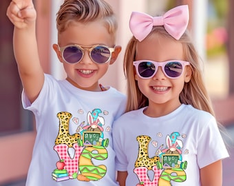 Easter Love Shirt, Cute Bunny Shirt, Bunny Shirt, Easter Bunny Shirt, Easter Day Shirt, Kids Easter Shirt, Baby Easter Shirt, Cute Easter