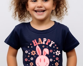 Happy Easter Shirt, Easter Day Shirt, Kids Easter Tee, Baby Easter Shirt, Cute Easter Tee, Easter Outfit, Toddler Easter Shirt, Rabbit Shirt