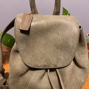 Coach Leather Backpack Etsy Ireland