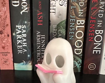 Reading Ghost | Bookshelf Decor | made to order