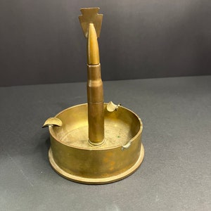 WW2 Trench Art Ashtray and Lighter