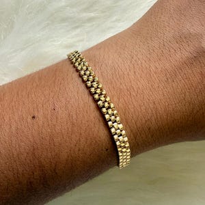 Classic Golden Box Chain Bracelet