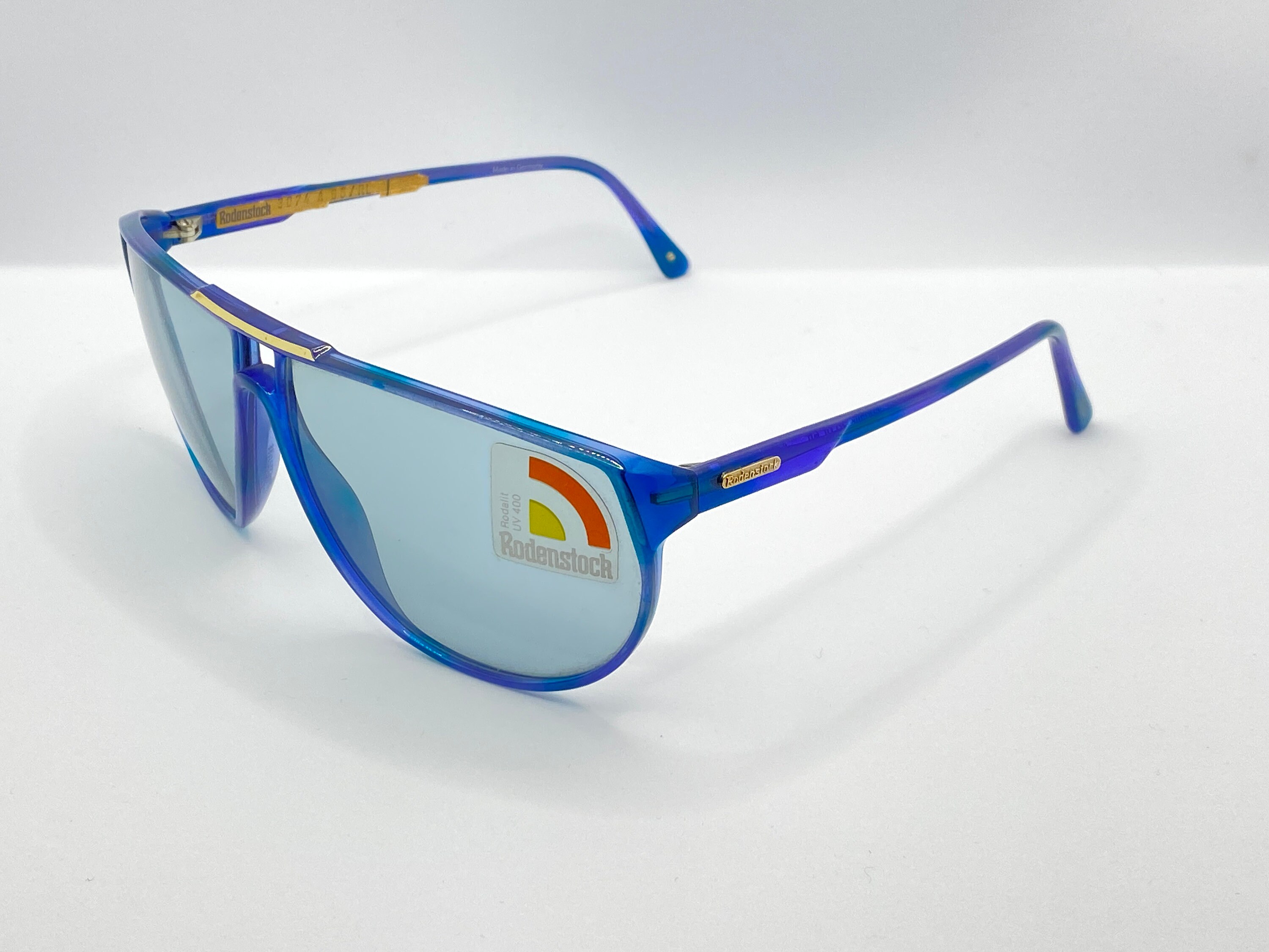 【最終価格‼️】希少RODENSTOCK サングラス　ヴィンテージ　ブルー Rodenstock sunglasses - Etsy 日本