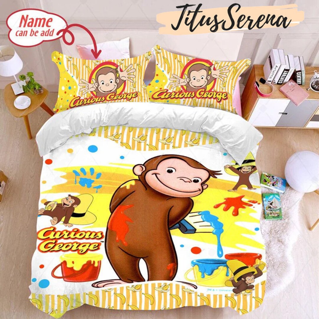 Personalized Curious Fleece Blanket Curious Etsy