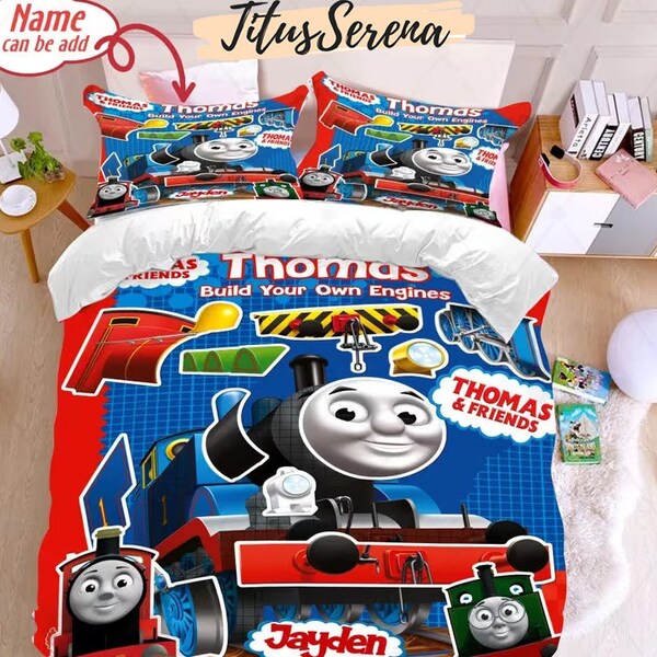 Train Bedding Etsy