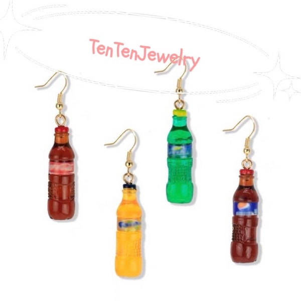Soda bottle earrings | Fun earrings | Cool earrings