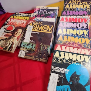 Vintage Isaac Asimov Sci-Fi Periodicals