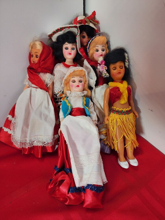 Vintage Dolls Lot of 6 - Etsy Vintage Dolls Lot of 6 - Etsy
