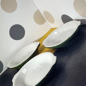 Vintage Green Baking Dishes