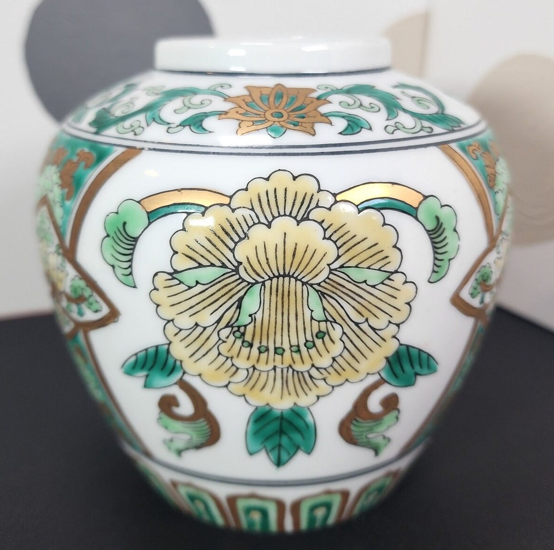 Gold Imari Vase Etsy