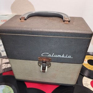 Vintage Columbia Record Case Full of 45s - Etsy