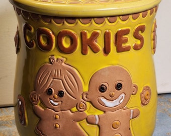 Vintage Cookie Jar - Etsy