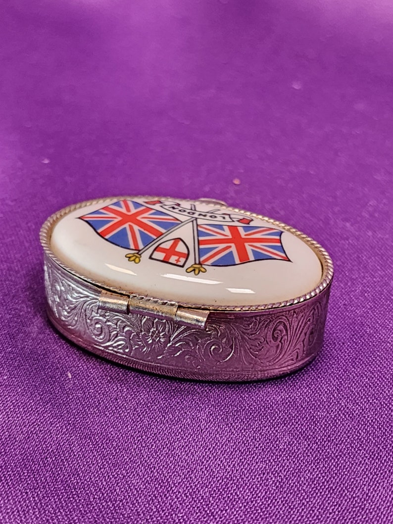 Vintage London Trinket Box Etsy
