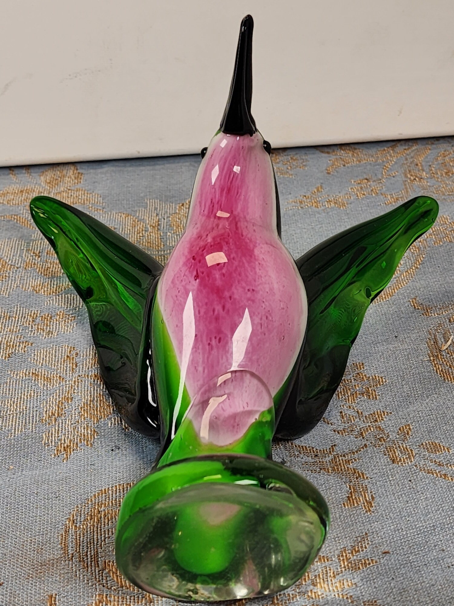 Vintage Murano Glass Hummingbird Etsy