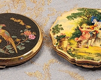 lot of 2 vintage Stratton compacts