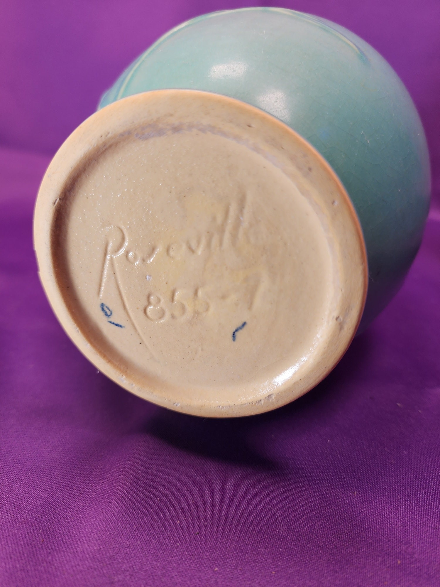 Vintage Roseville Pottery Vase Etsy