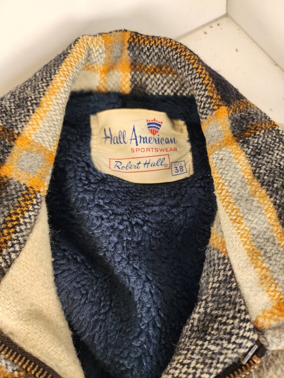 Vintage Robert Hall Wool Jacket Size 38 M - image 4
