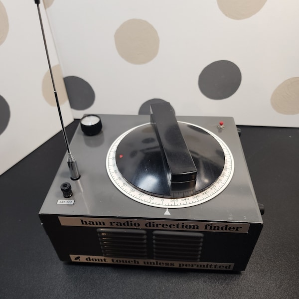 Buscador de radiofrecuencia Vintage Maricom Ham