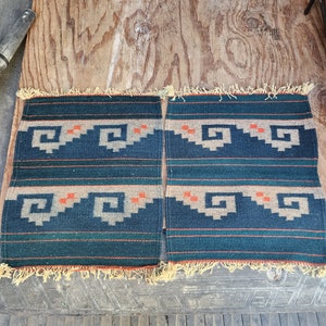 2 Vintage Native Zapotec Textile mats