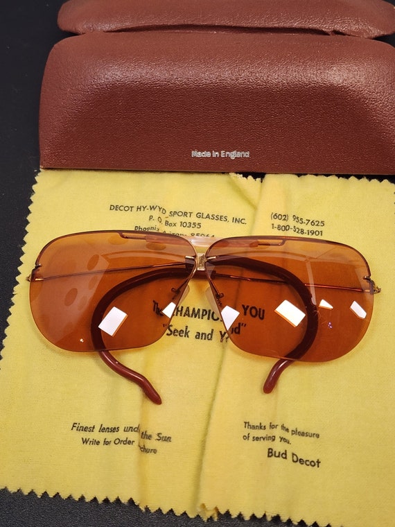 Vintage Bud Decot Shooting Glasses - Etsy display picture 2