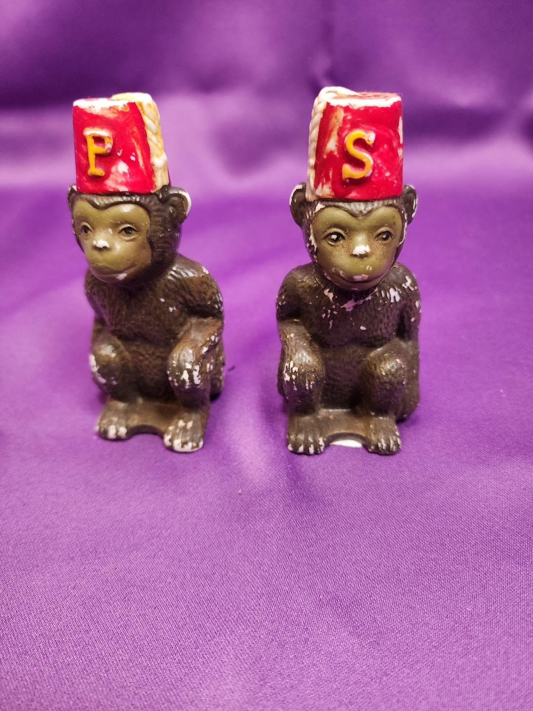Masonic Monkey Salt and Pepper Shakers Etsy