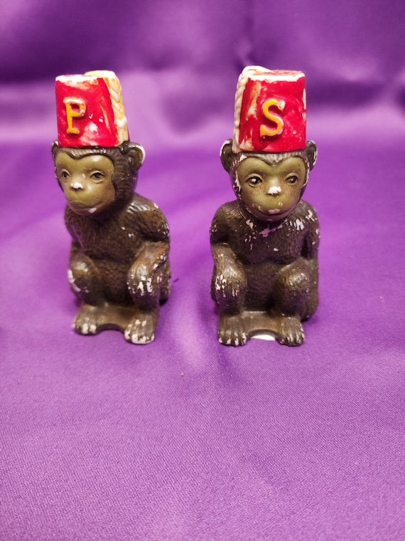 Masonic Monkey Salt and Pepper Shakers - Etsy