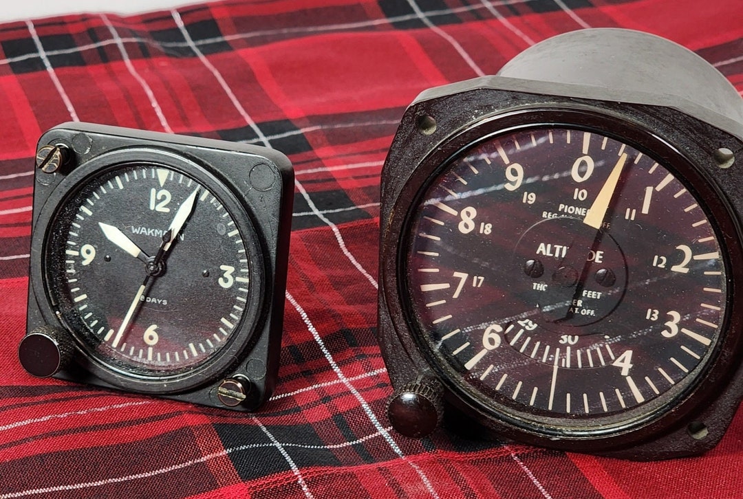 Lot of 2 Vintage Cessna Gauges Etsy