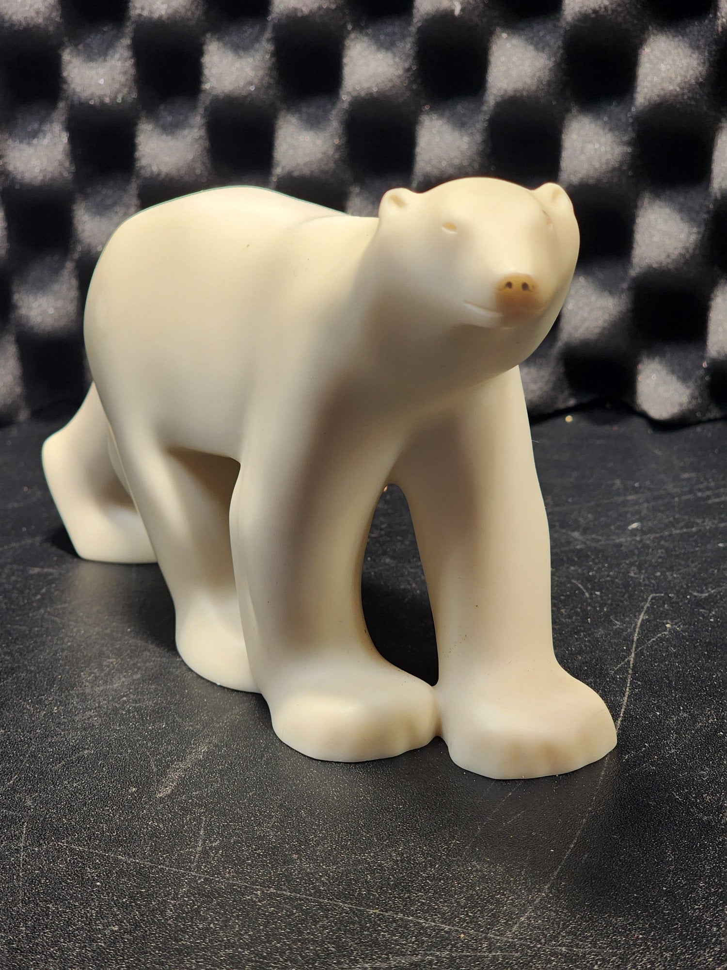  Bulls&Bears 置物 ホワイトポーセリン Vintage Polar Bear Sculpture -- Francois Pompon Metropolitan