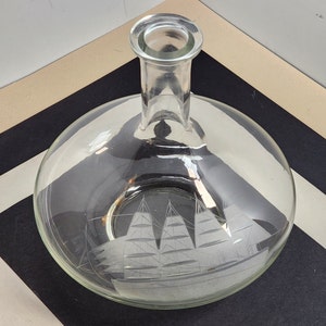 Crystal Schooner Decanter