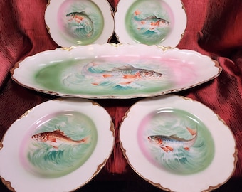 Outrageously Beautiful Sterling China - Fish Theme