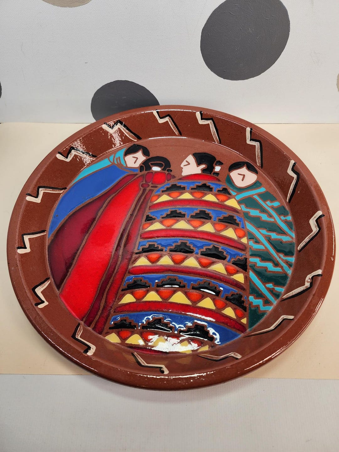 Gorgeous SW Pottery Platter by Betty - Etsy