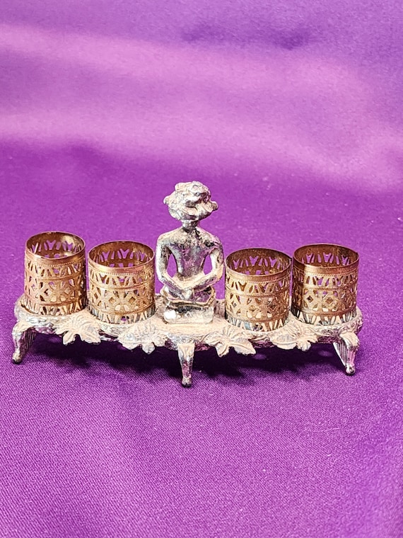 Vintage Cherub Lipstick Holder - image 2