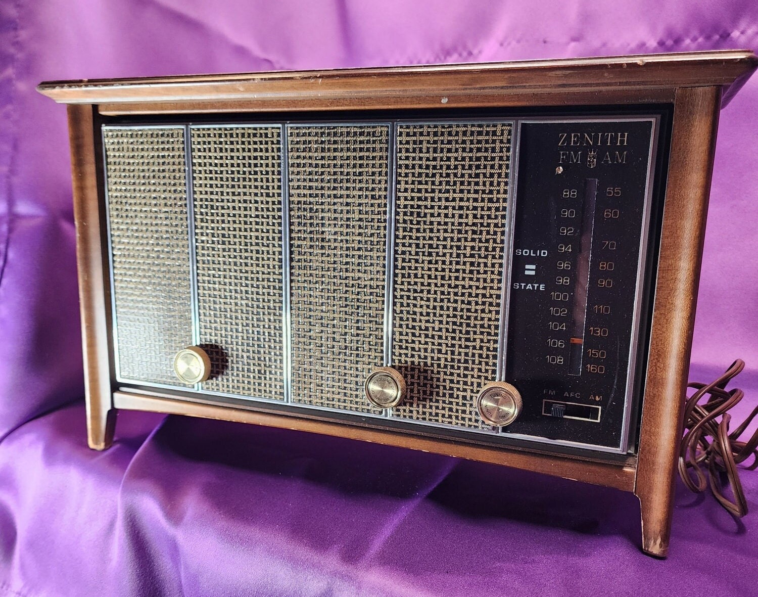Vintage Zenith Mini Console Z434W AM FM Radio - Etsy 日本